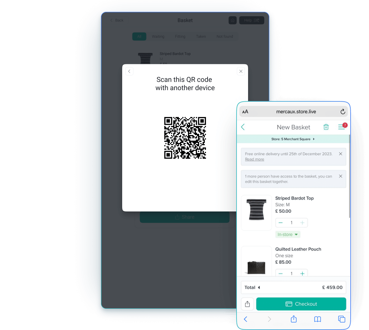 Share Baskets Between Devices