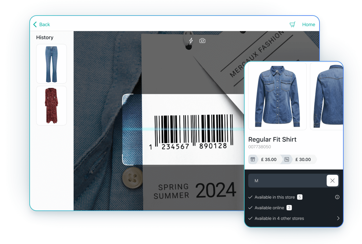 Scan Barcode & Confirm Availability