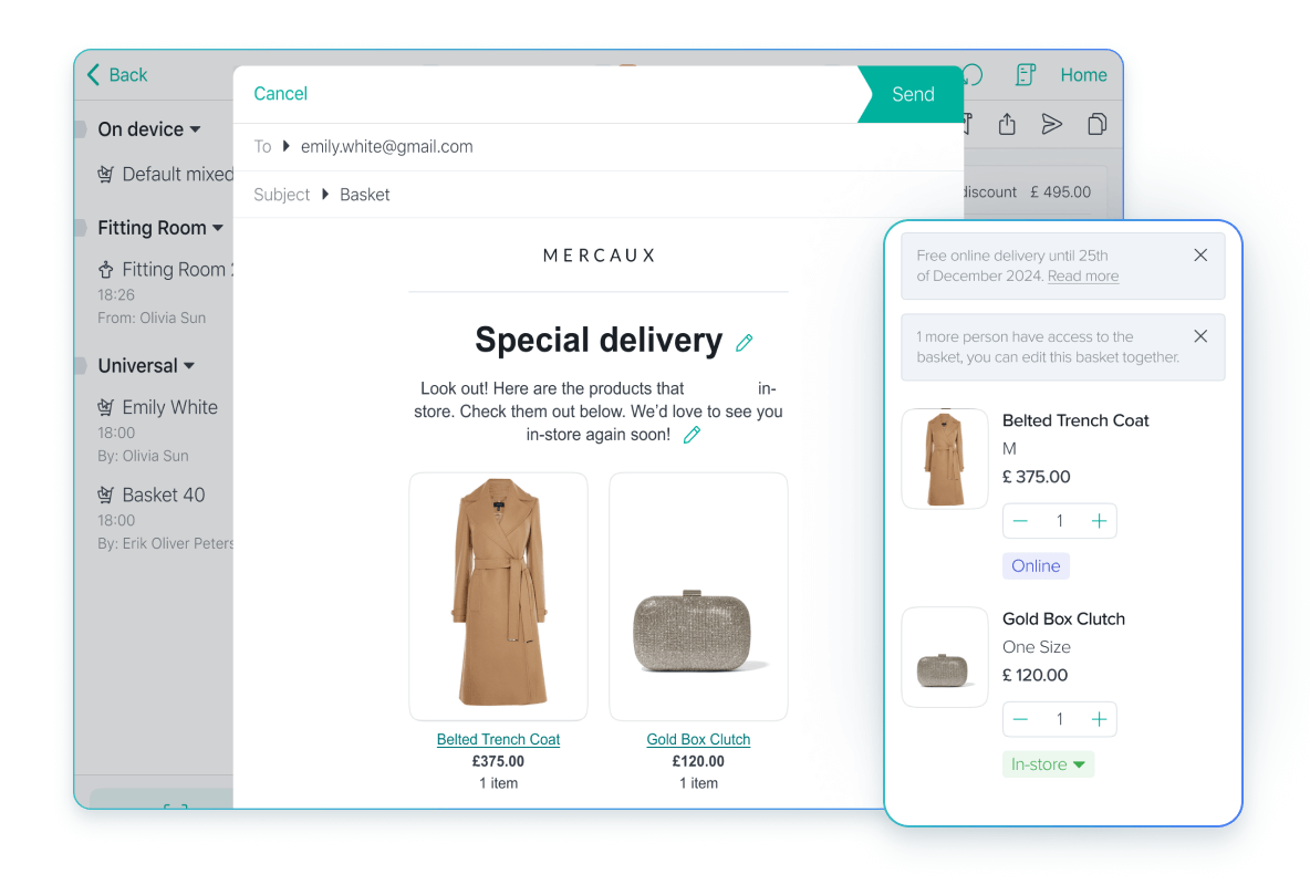 Share Baskets Between Devices